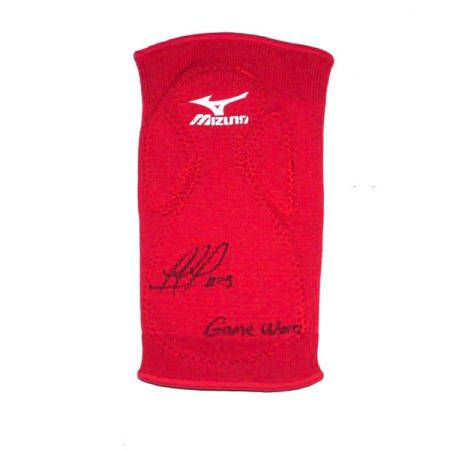 Rusber Estrada Team Spain Game Worn & Signed Mizuno Calf Sleeve - Worn for World Baseball Classic Qualifiers!