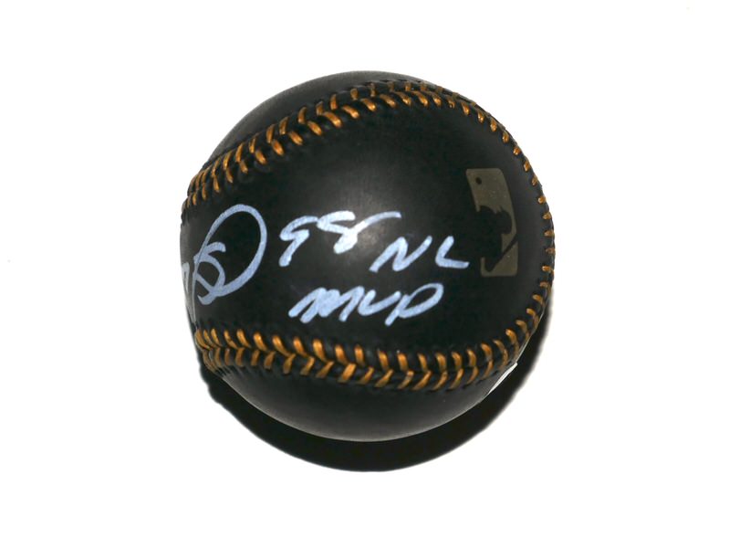 Sammy Sosa Signed Rawlings OMLB Black Leather Baseball (98 NL MVP Inscription) – JSA Witnessed