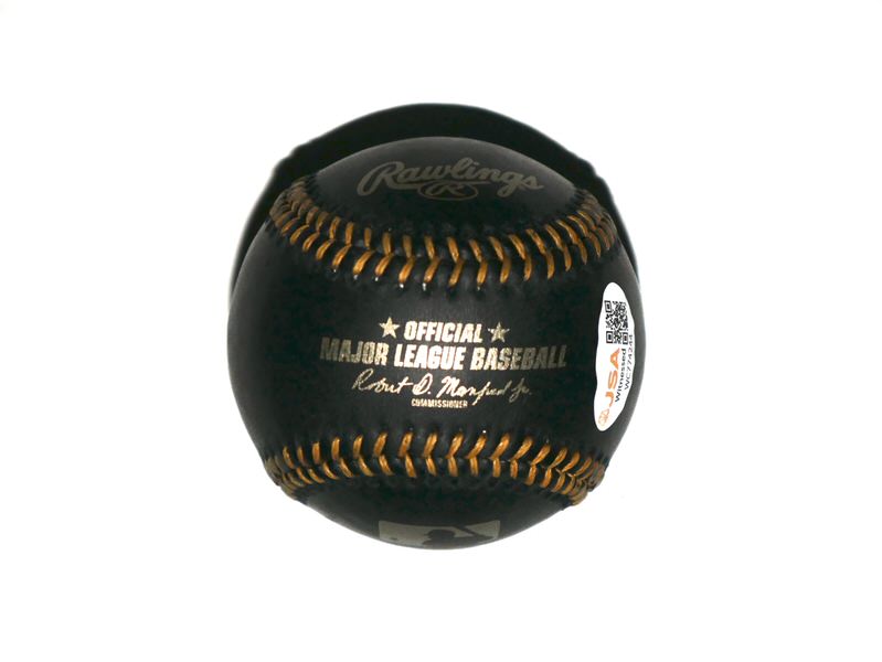 Sammy Sosa Signed Rawlings OMLB Black Leather Baseball (98 NL MVP Inscription) – JSA Witnessed