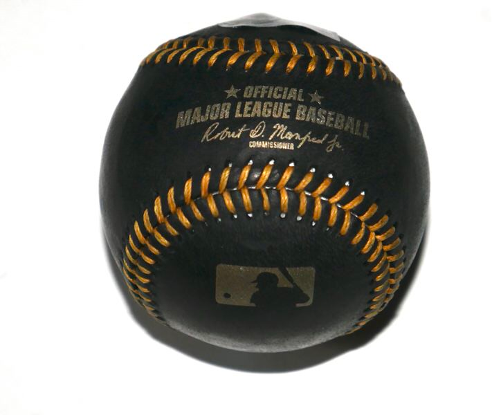 Sebastian Walcott Texas Rangers Signed Rawlings Official Black Leather Major League Baseball - Beckett Witnessed