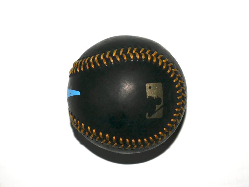Sebastian Walcott Texas Rangers Signed Rawlings Official Black Leather Major League Baseball - Beckett Witnessed