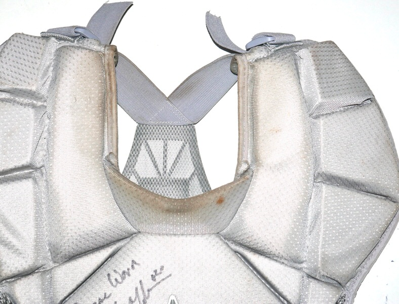 Tyler Tolve 2026 Columbus Clingstones Game Worn & Signed Grey All-Star MVP Pro Chest Protector