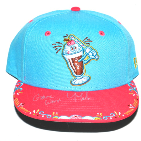 Tyler Tolve 2026 Game Worn & Signed Official Columbus Clingstones COPA Refrescos de Fuente New Era 59FIFTY On-Field Hat