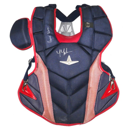 Tyler Tolve Rome Emperors Game Worn & Signed All-Star MVP Pro Chest Protector