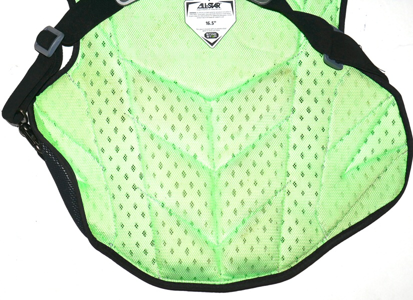 Adam Zebrowski 2026 Gwinnett Stripers Game Worn & Signed Black & Grey All-Star MVP Pro Chest Protector