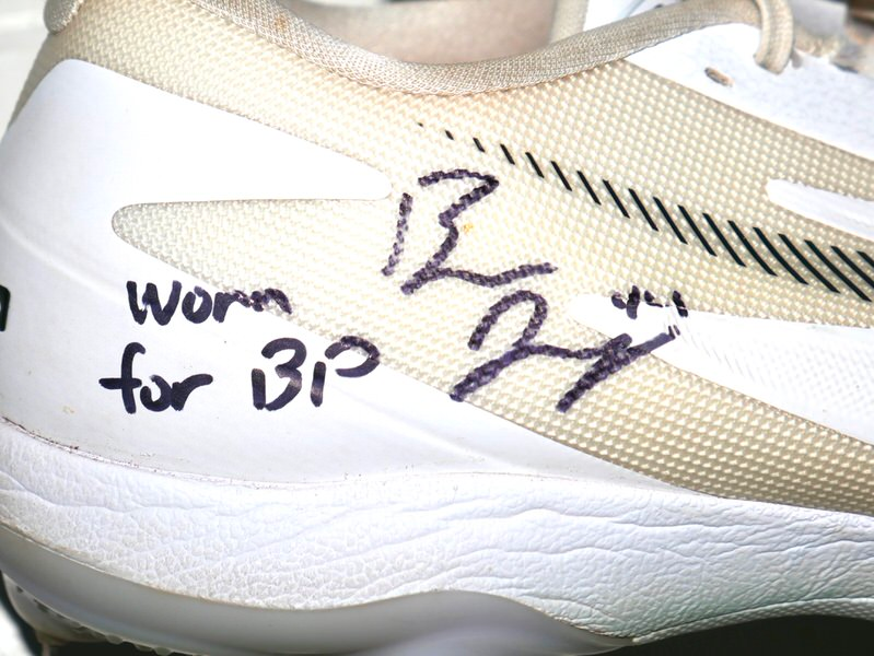 Ben Joyce 2026 Los Angeles Angels #44 Batting Practice Worn & Signed Nike Diamond Standout Baseball Cleats