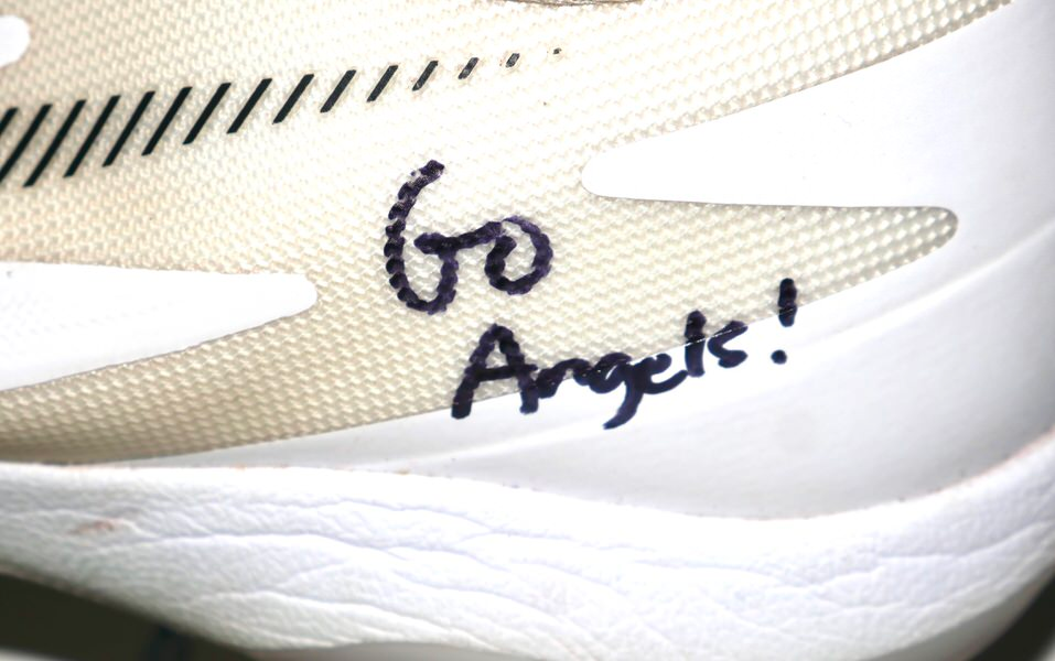 Ben Joyce 2026 Los Angeles Angels #44 Batting Practice Worn & Signed Nike Diamond Standout Baseball Cleats