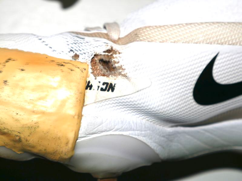 Ben Joyce 2026 Los Angeles Angels #44 Batting Practice Worn & Signed Nike Diamond Standout Baseball Cleats
