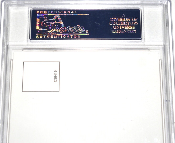 Gary Carter Montreal Expos Signed Hall of Fame Plaque Postcard – PSA GEM MT 10