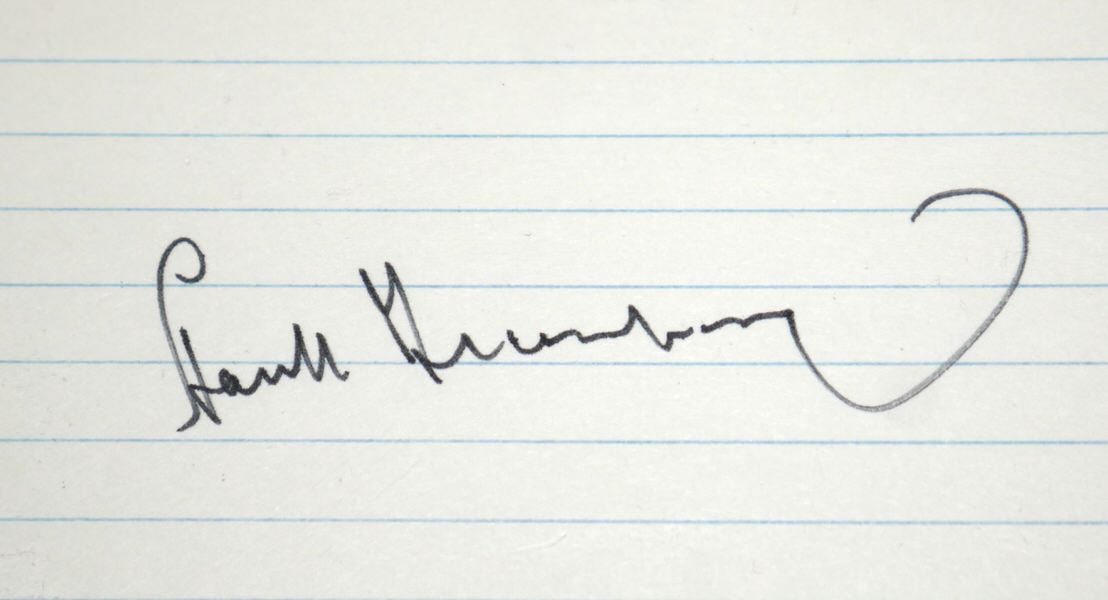 Hank Greenberg Detroit Tigers Signed 3x5 Index Card – Autographed MLB Memorabilia (PSA DNA Encapsulated)