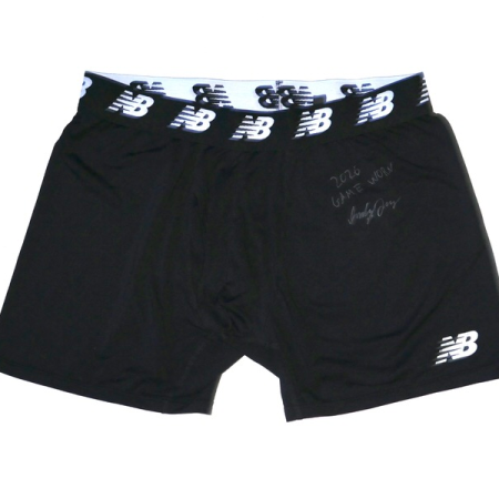 Indigo Diaz 2026 Amarillo Sod Poodles Game Worn & Signed New Balance XL Shorts