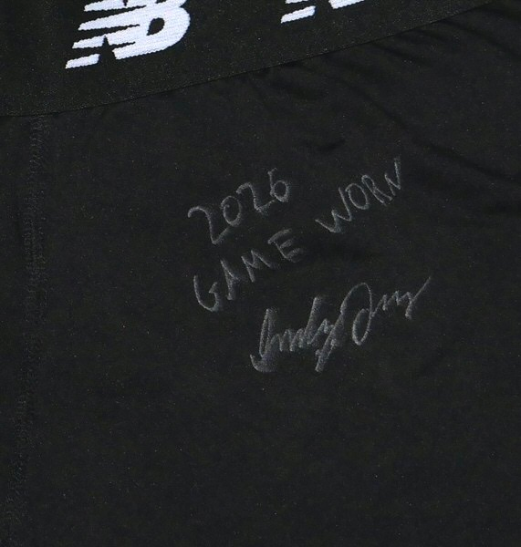 Indigo Diaz 2026 Amarillo Sod Poodles Game Worn & Signed New Balance XL Shorts