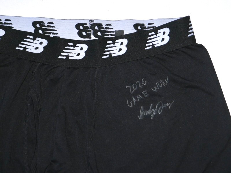 Indigo Diaz 2026 Amarillo Sod Poodles Game Worn & Signed New Balance XL Shorts