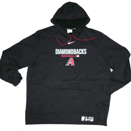 Indigo Diaz 2026 Team Issued Official Arizona Diamondbacks Baseball Nike Therma-Fit XXL Hooded Pullover