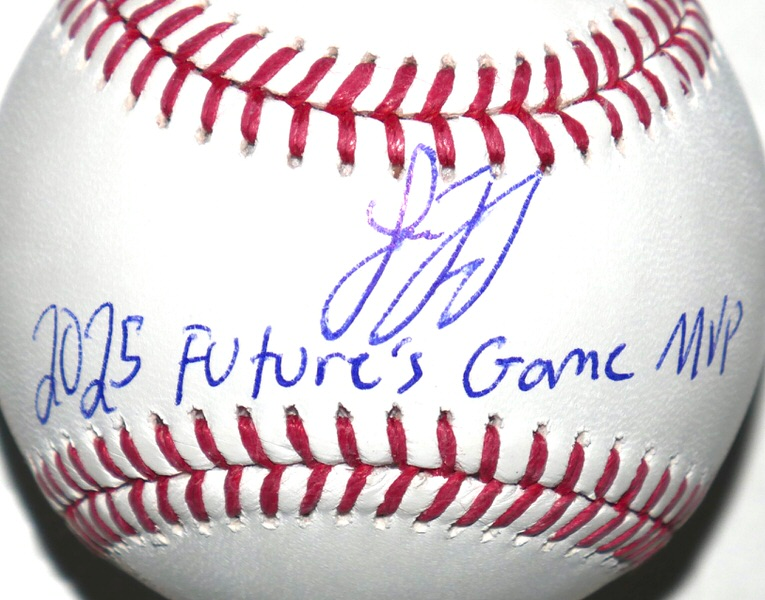 Josue De Paula Signed Dodgers OML Baseball 2025 Futures Game MVP Beckett