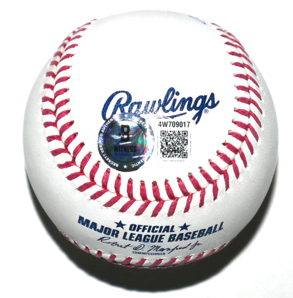 Josue De Paula Signed Dodgers OML Baseball 2025 Futures Game MVP Beckett