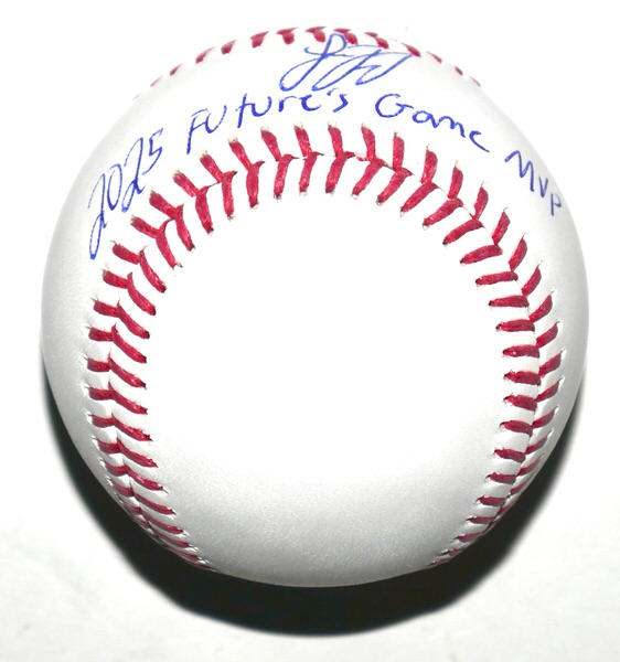 Josue De Paula Signed Dodgers OML Baseball 2025 Futures Game MVP Beckett