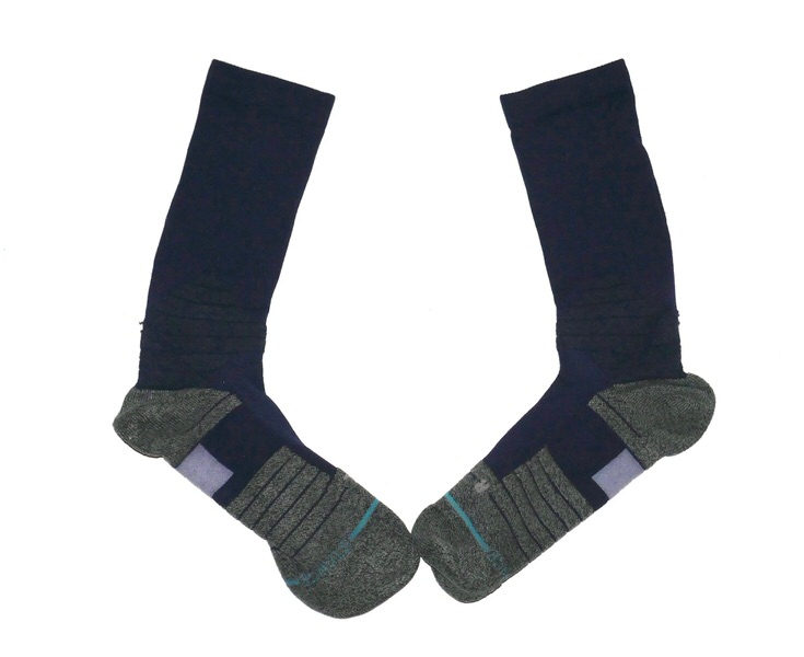 Logan Davidson 2026 Durham Bulls Game Worn & Signed Grey Stance MLB Socks