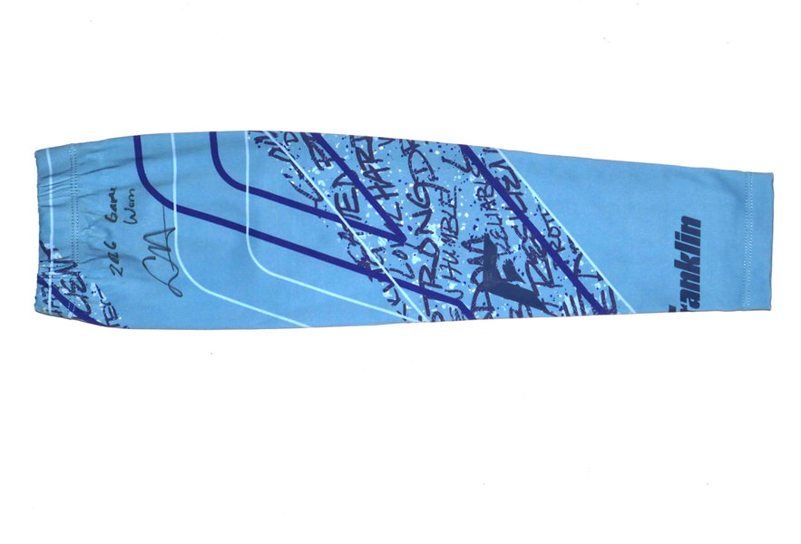 Logan Davidson 2026 Tampa Bay Rays Game Worn & Signed Franklin Baseball Arm Sleeve