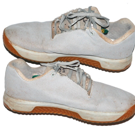 Logan Davidson 2026 Tampa Bay Rays Practice Worn & Signed Grey NOBULL Shoes