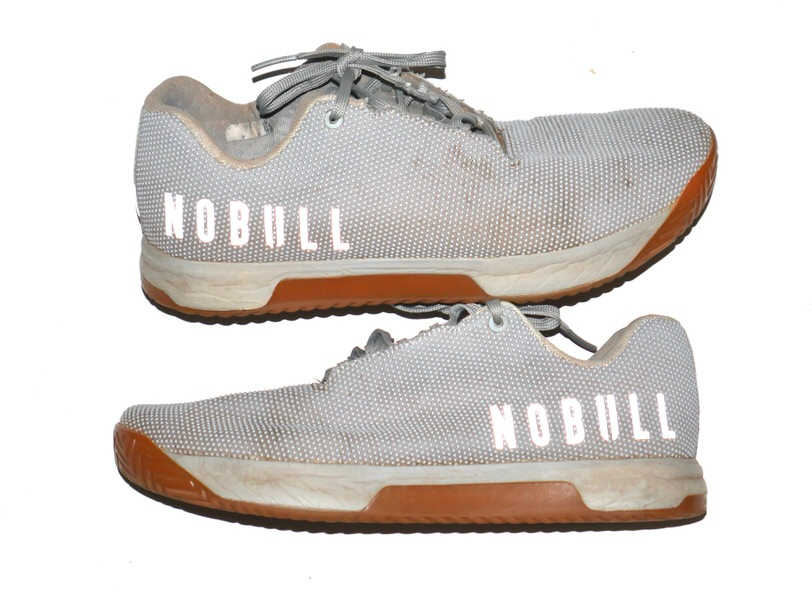 Logan Davidson 2026 Tampa Bay Rays Practice Worn & Signed Grey NOBULL Shoes