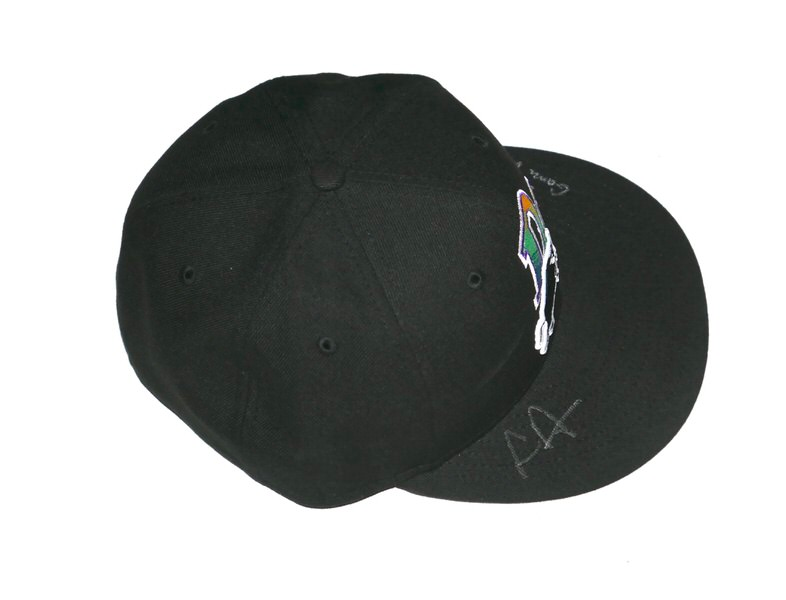 Logan Davidson Game Worn & Signed Official Durham Bulls New Era Rays Theme Night 59FIFTY Fitted Hat