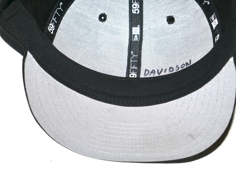 Logan Davidson Game Worn & Signed Official Durham Bulls New Era Rays Theme Night 59FIFTY Fitted Hat