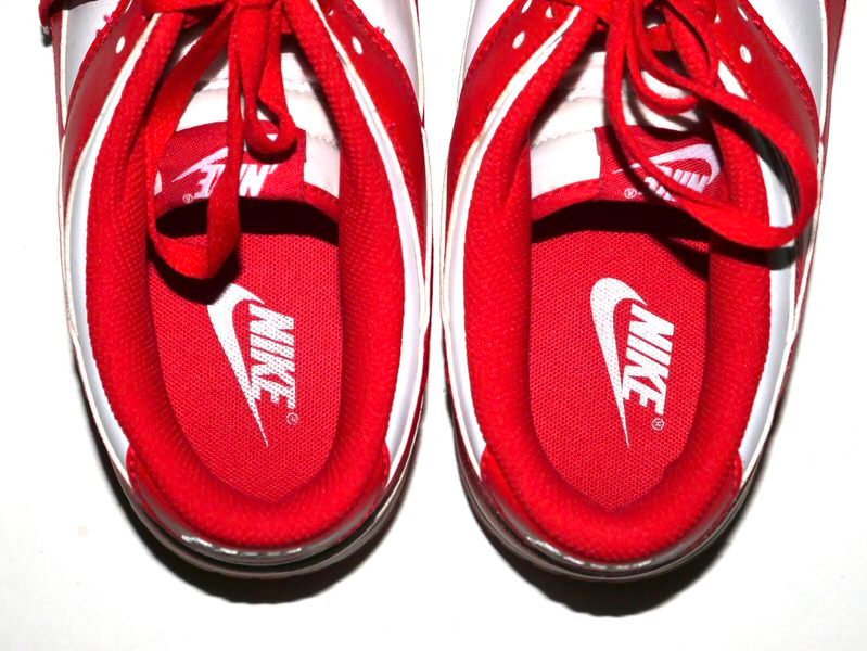 Logan O'Hoppe Los Angeles Angels #14 Training Worn & Signed White & Red Nike Shoes