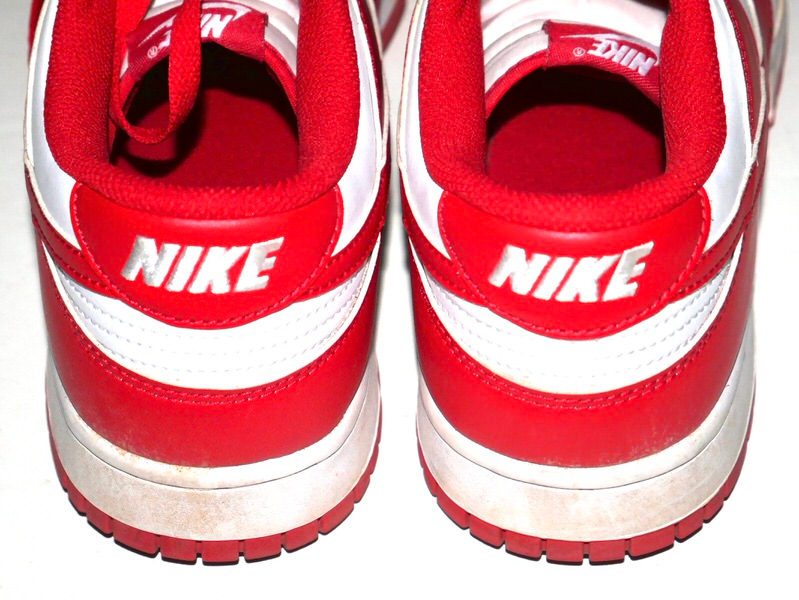 Logan O'Hoppe Los Angeles Angels #14 Training Worn & Signed White & Red Nike Shoes