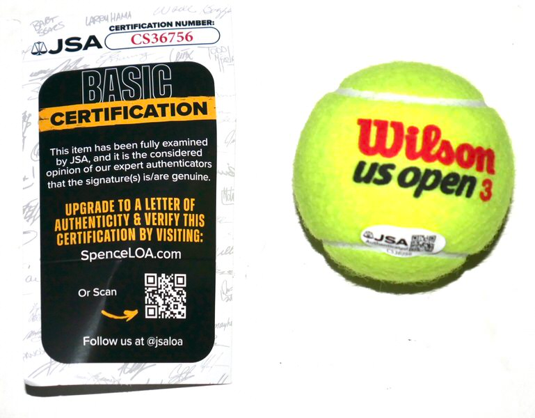 Madison Keys Signed Wilson US Open Tennis Ball - JSA COA