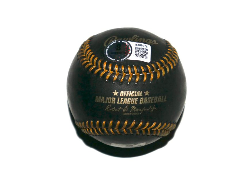 Marcus Semien New York Mets Signed Rawlings Official Black Leather Major League Baseball - Beckett