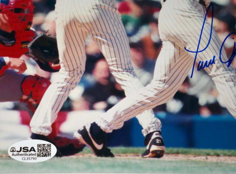 Paul O'Neill Signed New York Yankees 8 x 10 Photo - JSA COA