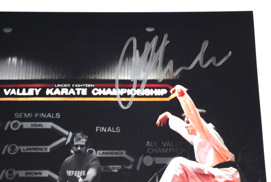 Ralph Macchio & William Zabka Signed The Karate Kid 11x14 Photo (TriStar)