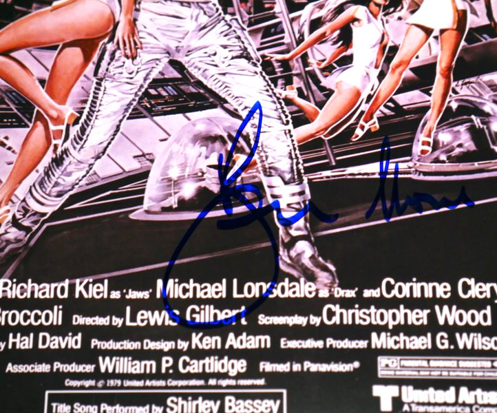 Roger Moore Signed James Bond Moonraker 8x10 Photo (JSA Authenticated)
