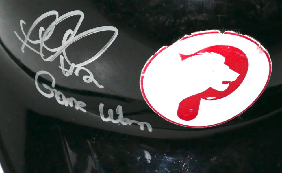 Rusber Estrada Game Worn & Signed Official Black Leones de Ponce Batting Helmet