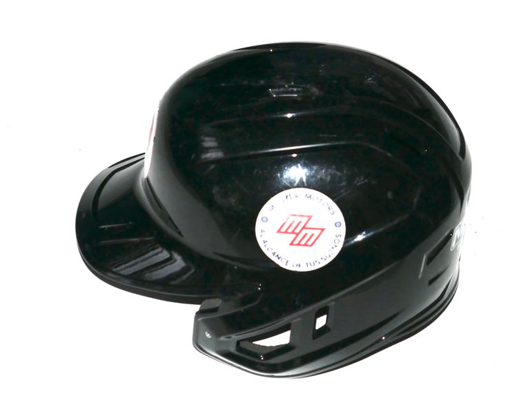 Rusber Estrada Game Worn & Signed Official Black Leones de Ponce Batting Helmet