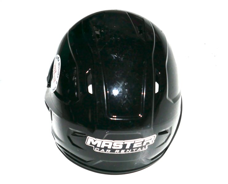 Rusber Estrada Game Worn & Signed Official Black Leones de Ponce Batting Helmet