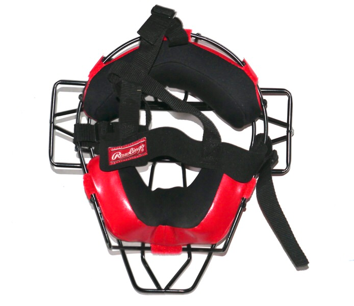 Rusber Estrada Team Spain Game Worn & Signed Rawlings Catcher's Facemask - Worn for World Baseball Classic Qualifiers!