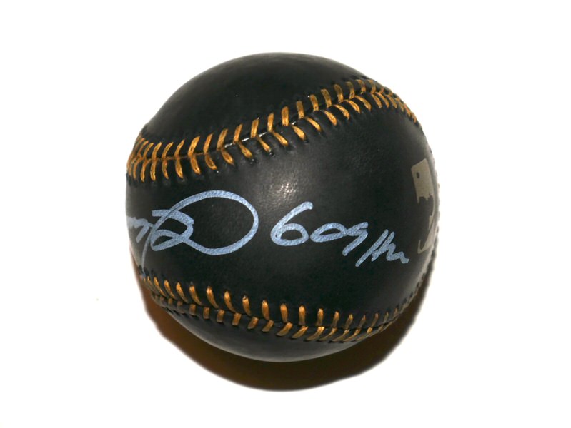 Sammy Sosa Signed Rawlings OMLB Black Leather Baseball ("609 Hrs" Inscription) – JSA Witnessed